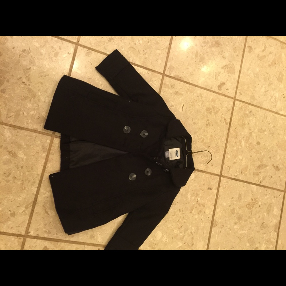 Black pea coat